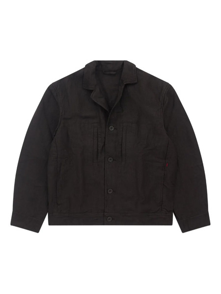  Casey Casey Oscar Buttoned Welt-pocket Jacket - Black 