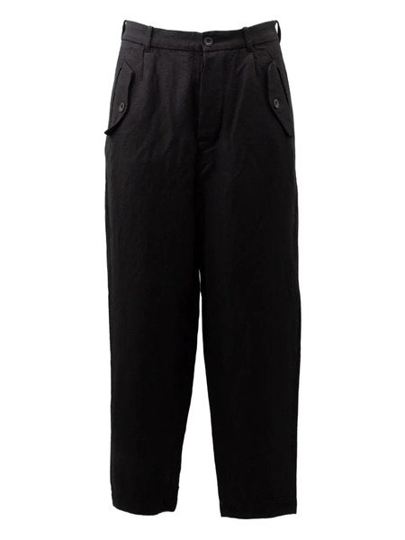  Casey Casey Pleated-front Trousers - Black 