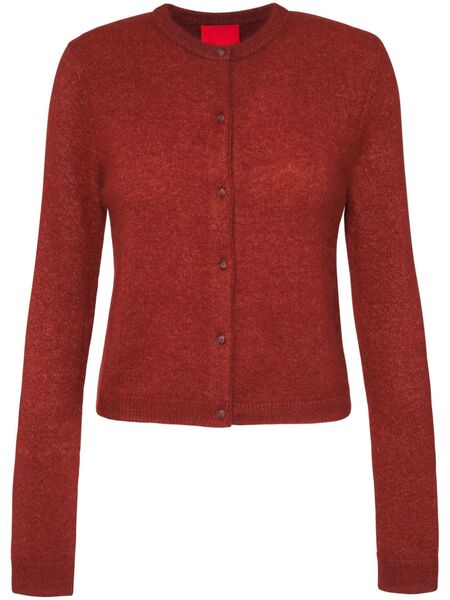  Cashmere In Love Faye Cardigan - Red 