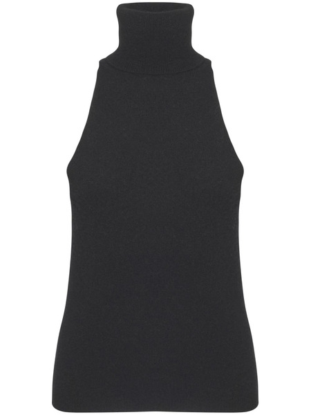  Cashmere In Love Frances Knitted Top - Black 