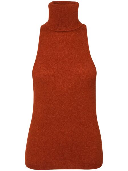  Cashmere In Love Frances Knitted Top - Red 