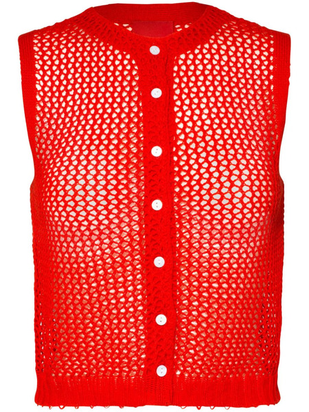  Cashmere In Love June Knitted Top - Red 