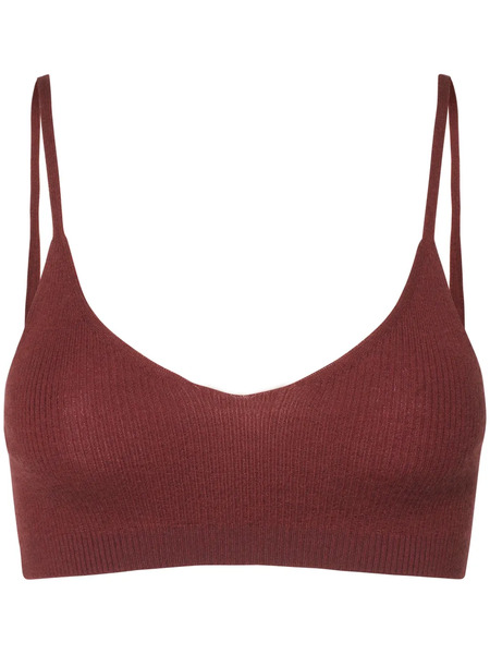  Cashmere In Love Knitted Bralette - Brown 