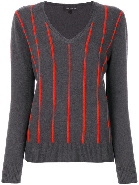  Cashmere In Love Sanem Striped Jumper - Grey 