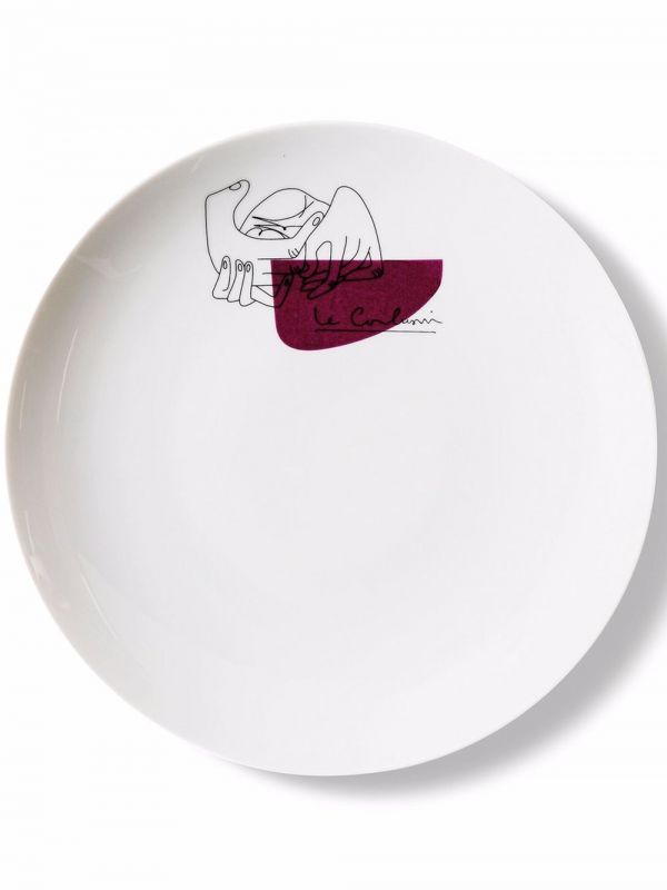  Cassina Service Prunier Set Of Soup Plates - White 