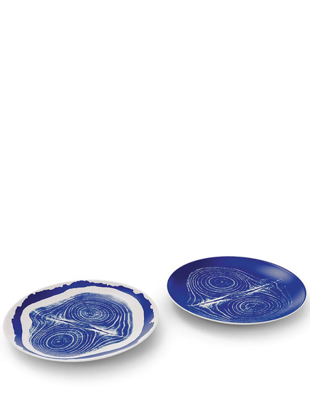  Cassina Tronc Dessert Plates (set Of 2) - White 