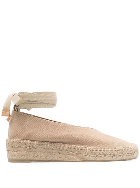  Castañer Ankle-strap Almond-toe Espadrilles - Brown 