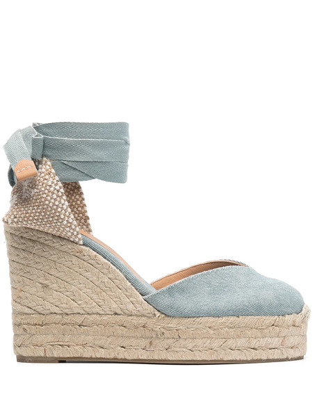  Castañer Chiara Heeled Espadrilles - Blue 