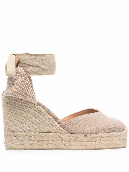  Castañer Chiara 110mm Wedge Espadrilles - Neutrals 