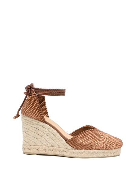  Castañer Cora Ankle Tie Espadrilles - Brown 