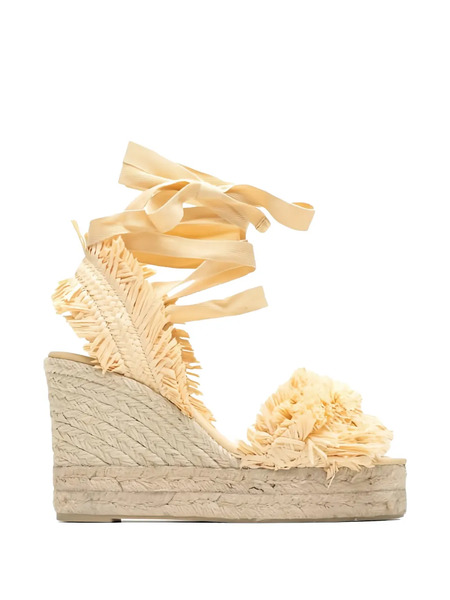  Castañer Fringed-strap Sandals - Neutrals 