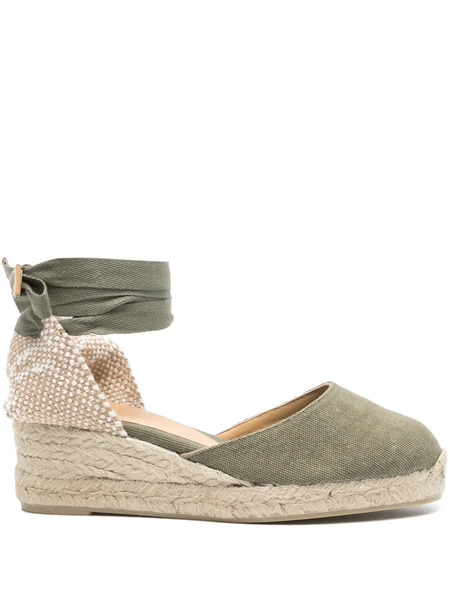  Castañer 50mm Carina Espadrilles - Green 