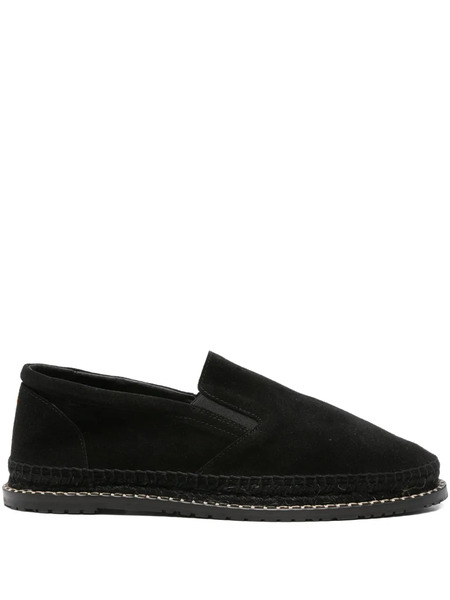  Castañer Suede Espadrilles - Black 