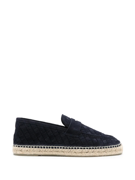  Castañer Woven Loafer Espadrilles - Blue 