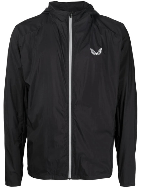  Castore Logo-print Hooded Jacket - Black 