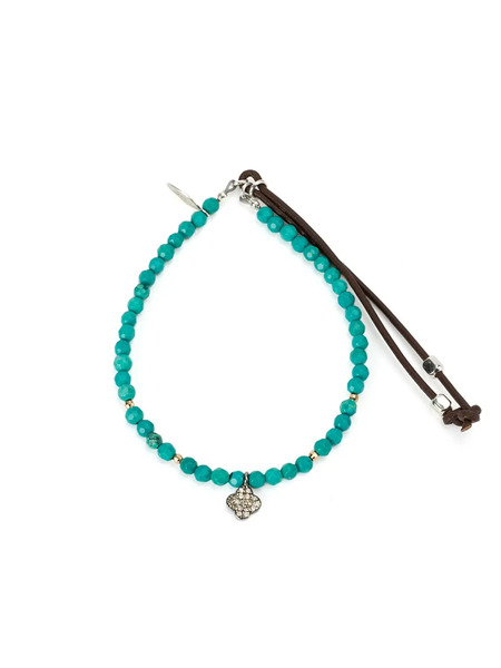  Catherine Michiels Beaded Bracelet - Silver 