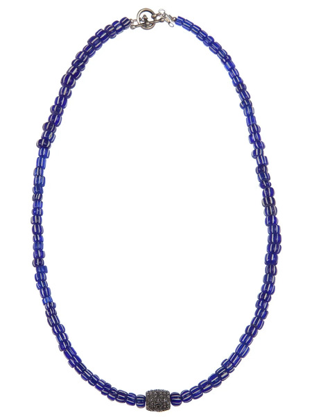  Catherine Michiels Beaded Necklace - Blue 