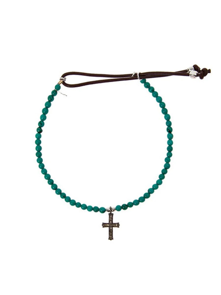  Catherine Michiels Crucifix Bracelet - Silver 