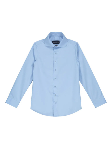  Cavallaro Napoli Poplin Shirt - Blue 
