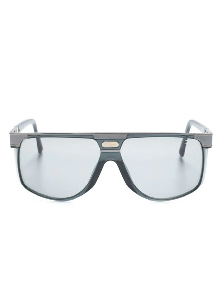  Cazal D-frame Logo-engraved Sunglasses - Grey 