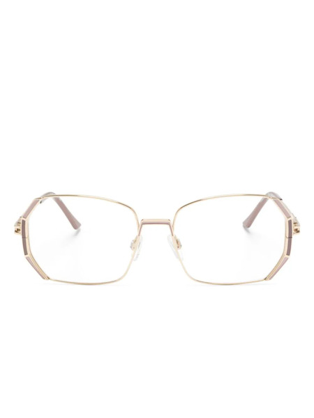  Cazal Geometric-frame Glasses - Gold 