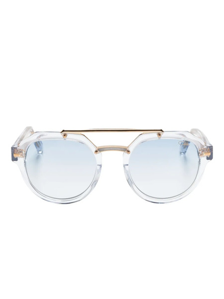  Cazal Mod 8047 Pilot-frame Sunglasses - Gold 