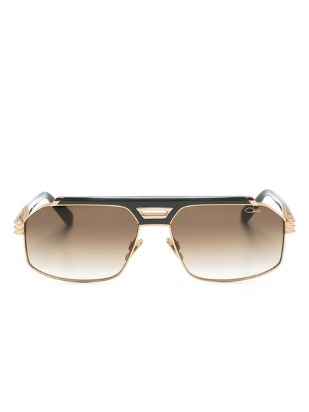  Cazal 9109 Pilot-frame Sunglasses - Gold 