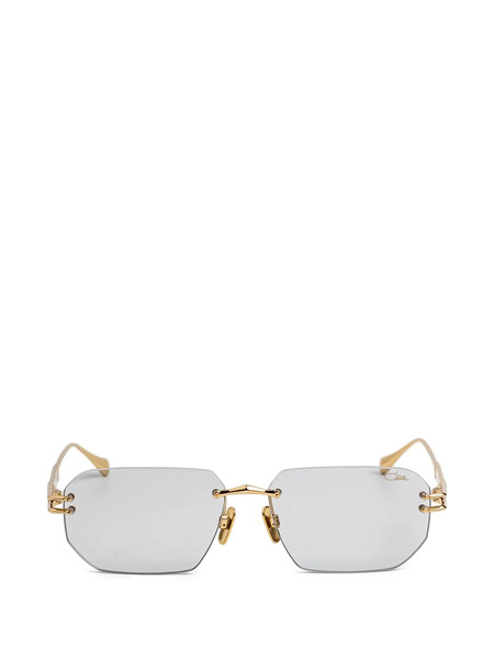  Cazal Rimless Geometric-frame Sunglasses - Gold 