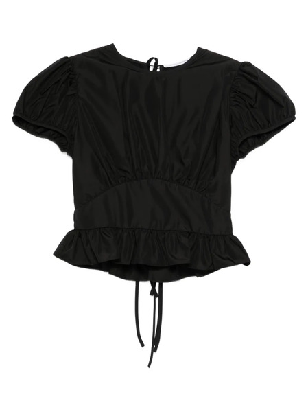  Cecilie Bahnsen Cristobal Ruffled Top - Black 