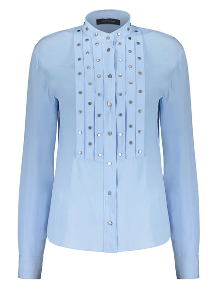  Cédric Charlier Stud-detailing Shirt - Blue 
