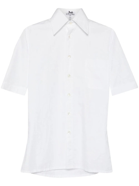  Celine Pre-owned Cotton Poplin Shirt - White 