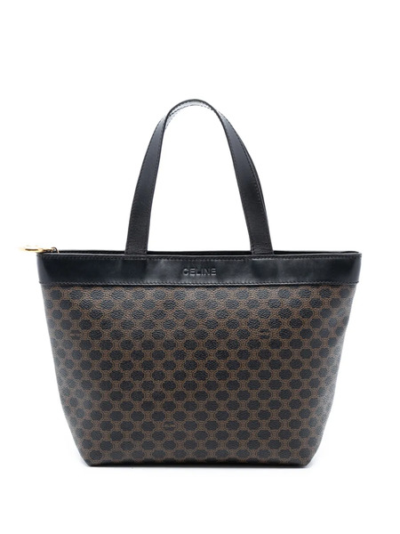  Celine Pre-owned 1996 Macadam Coated Canvas Handbag - Brown 
