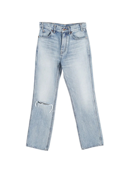  Celine Pre-owned Ripped Washed Jeans - Blue 