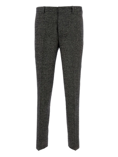  Cellar Door Pleated Wool Trousers - Grey 
