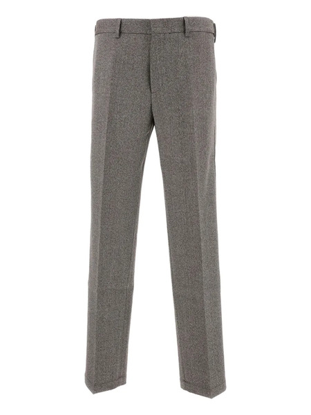  Cellar Door Pressed-crease Wool Trousers - Grey 