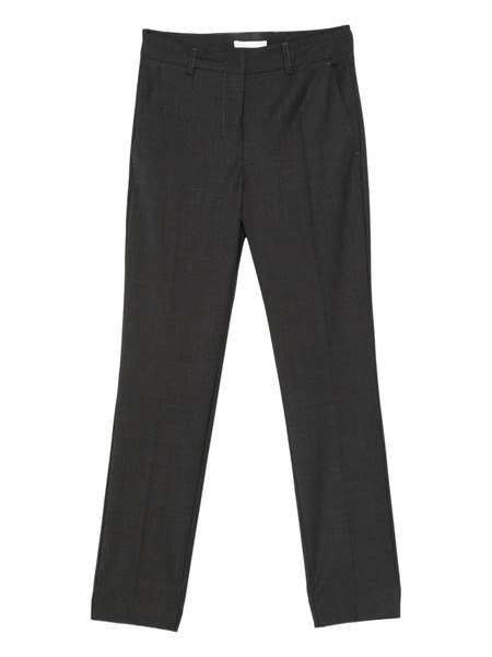  Cenere Gb Pressed-crease Trousers - Grey 