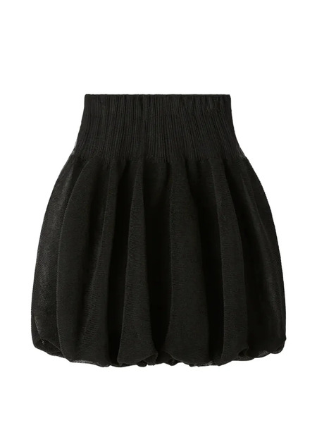  Cfcl Knit-waistband Mini Skirt - Black 