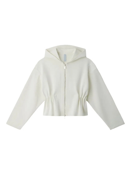  Cfcl Milan Hooded Zipped Jacket - White 