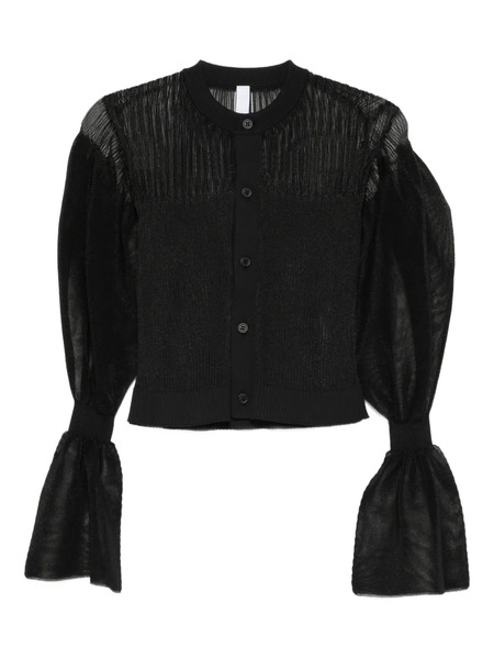  Cfcl Pleated Cardigan - Black 
