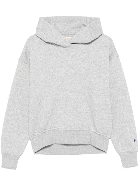  Champion Embroidered-logo Hoodie - Grey 