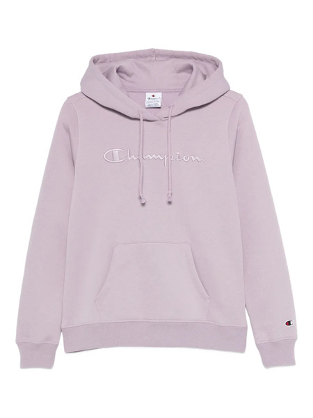  Champion Embroidered-logo Hoodie - Purple 
