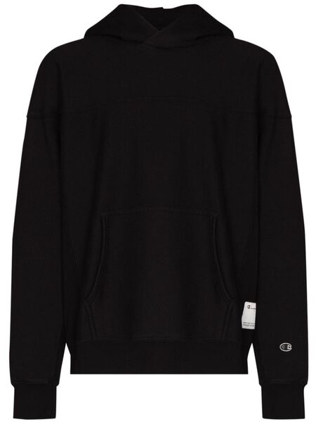  Champion Logo-patch Hoodie - Black 