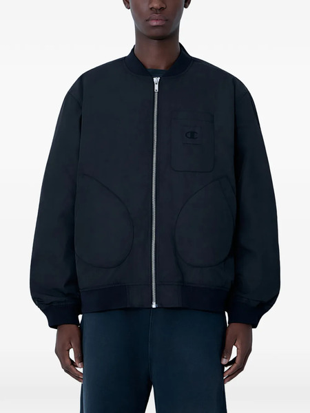  Champion Patch-pocket Bomber Jacket - Black 