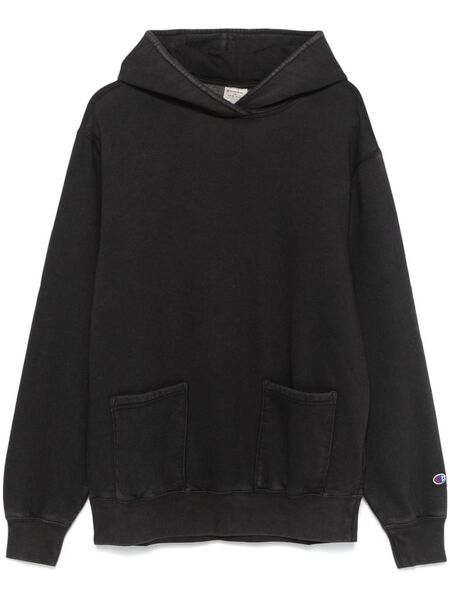  Champion Patch-pockets Hoodie - Black 