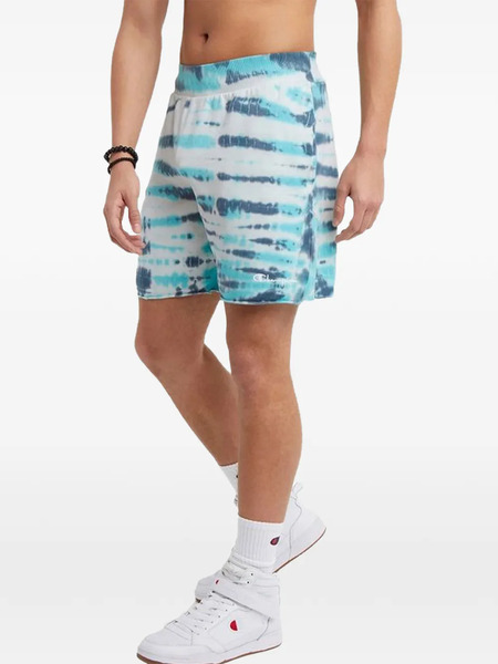  Champion Wave Dye Trekking Grey Shorts - Blue 