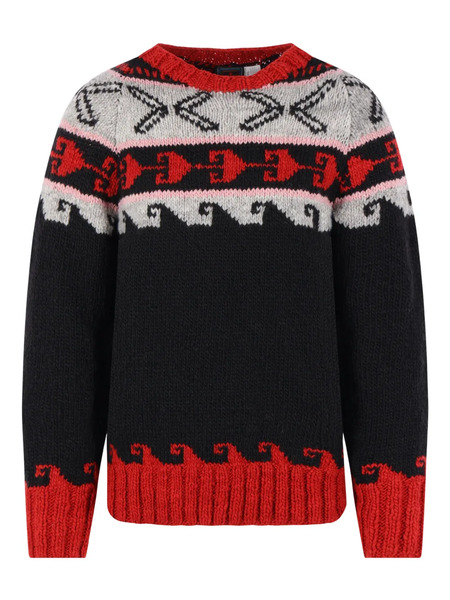  Chamula Geometric-pattern Sweater - Black 