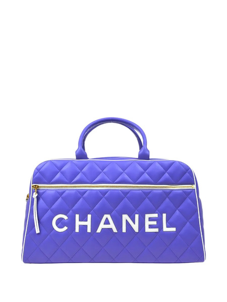  Chanel Pre-owned 1995 Bowling Duffle Bag - Purple 