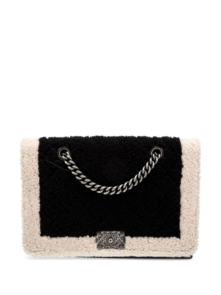  Chanel Pre-owned 2015 Large Chanel Boy Shoulder Bag - Black 