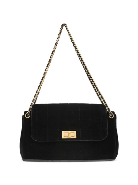  Chanel Pre-owned 2002 Mademoiselle Shoulder Bag - Black 