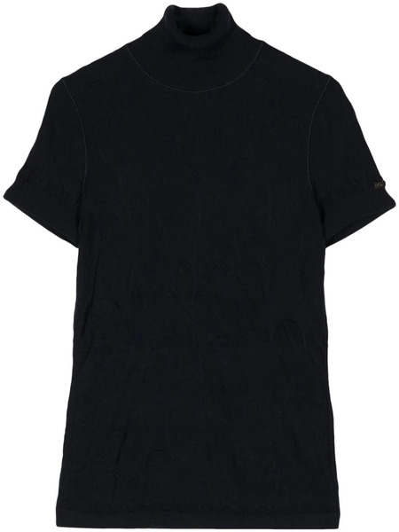  Chanel Pre-owned Roll-neck Wool Top - Blue 